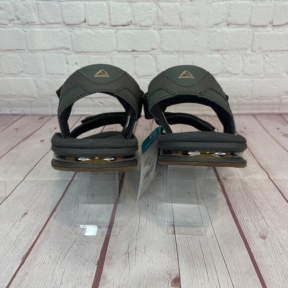 Reef Fanning Baja Brown Gum With Bottle Opener Sandals Mens Size 12 - Picture 9 of 11